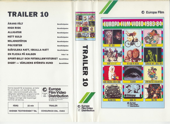TRAILER 10 (VHS)