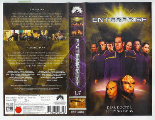 STAR TREK ENTERPRISE Vol 1.7 (VHS)