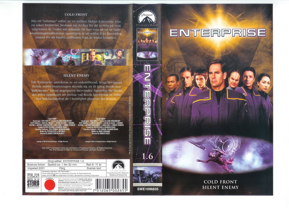 STAR TREK ENTERPRISE Vol 1.6 (VHS)