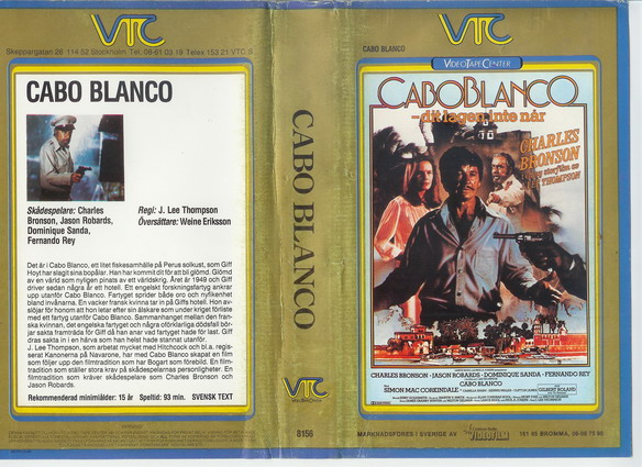 CABO BLANCO (vhs-omslag)