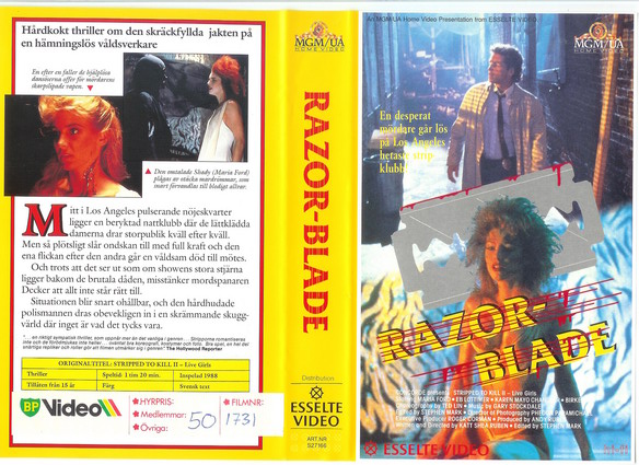 27166 RAZOR-BLADE  (VHS)