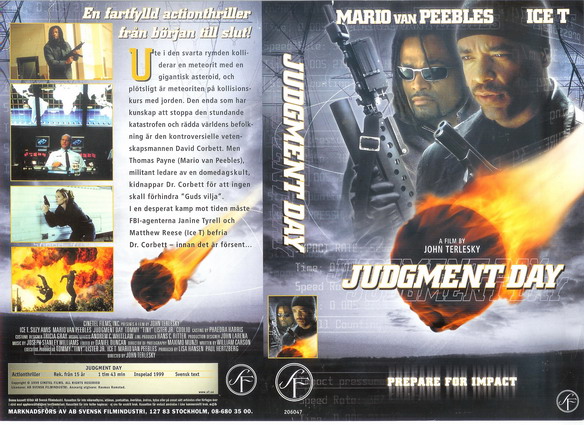 JUDGMENT DAY (vhs-omslag)