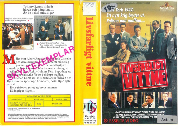 27197 LIVSFARLIGT VITTNE (VHS)