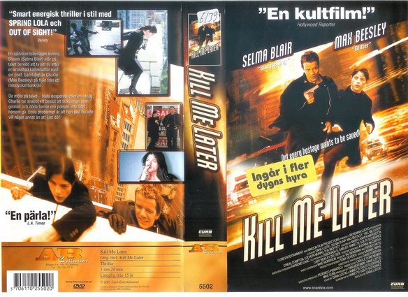 5502 KILL ME LATER (VHS)