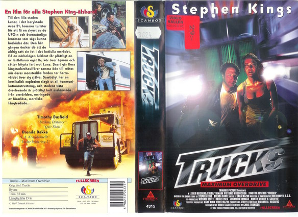 TRUCKS (vhs-omslag)