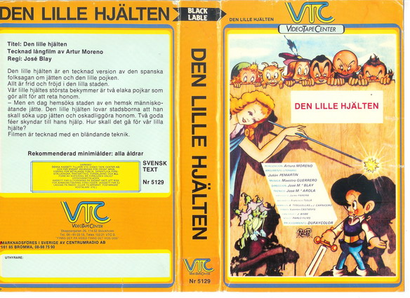 5129 DEN LILLE HJÄLTEN (VHS)