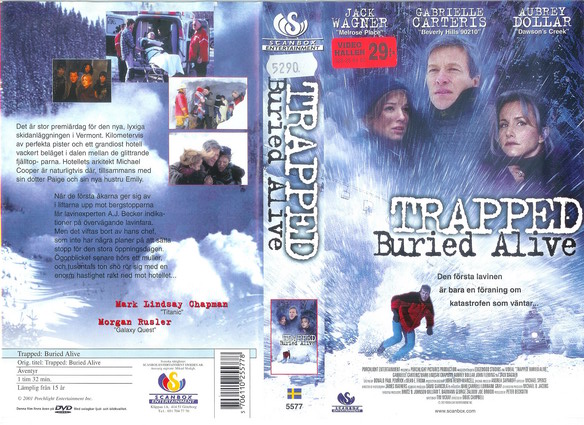 TRAPPED BURIED ALIVE (vhs-omslag)