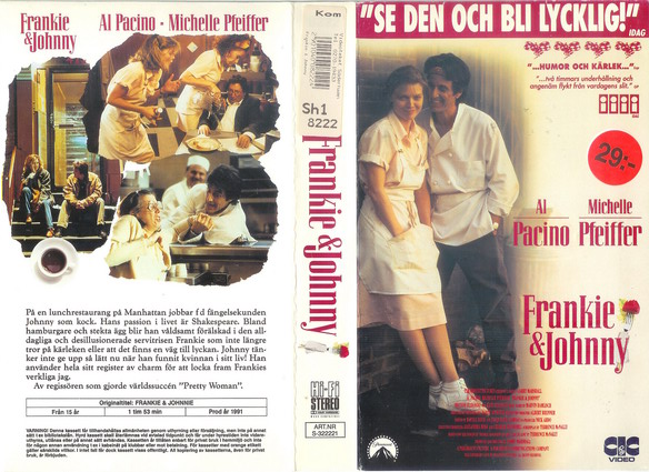 322221 Frankie & Johnny (VHS)