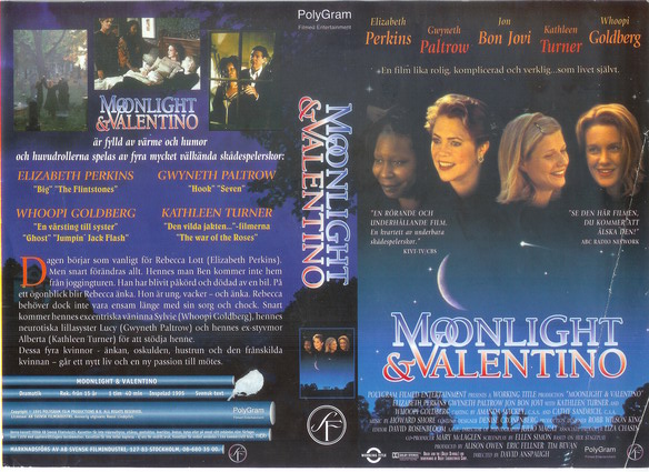 MOONLIGHT & VALENTINO (VHS)