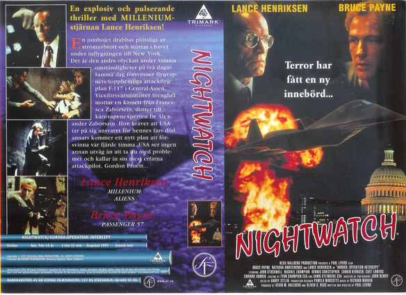 NIGHTWATCH-L HENDRIKSEN (vhs-omslag)