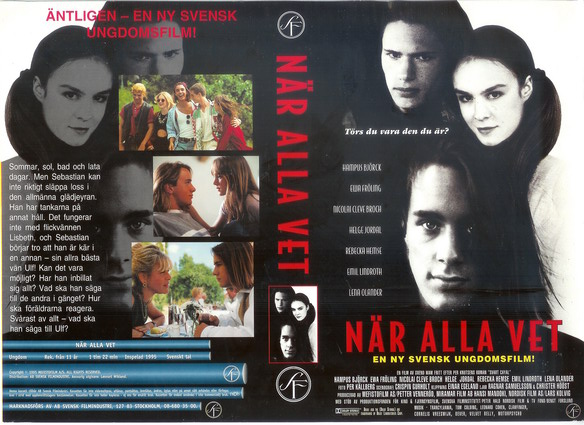 NÄR ALLA VET (vhs-omslag)
