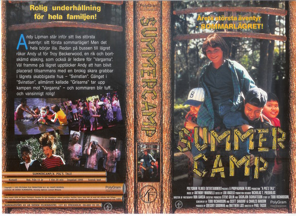 SUMMERCAMP (vhs-omslag)