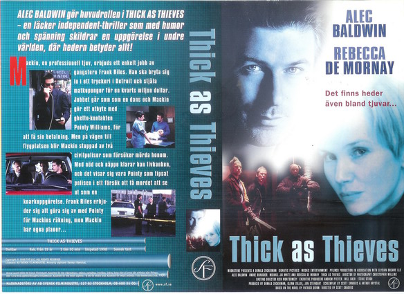 THICK AS THIEVES (vhs-omslag)