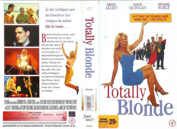 TOTALLY BLONDE (VHS)