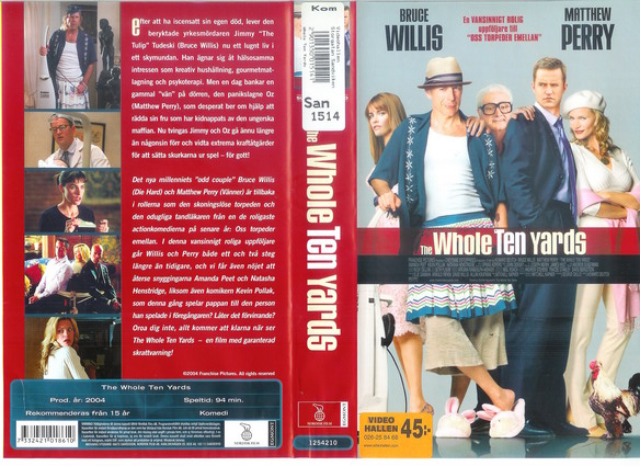 WHOLE TEN YARDS (VHS)