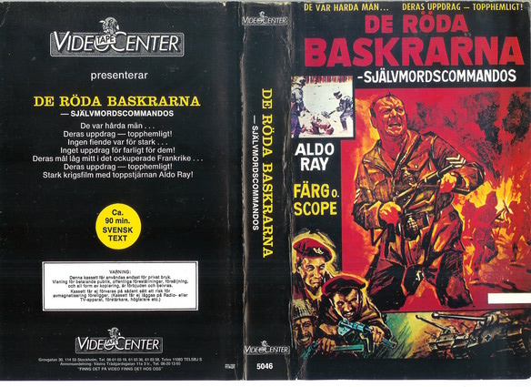 5046-DE RÖDA BASKRARNA (VHS)