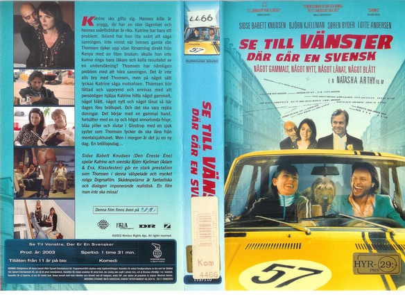 SE TILL VÄNSTER DÄR GÅR EN SVENSK (VHS)