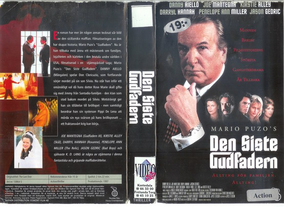 DEN SISTE GUDFADERN (VHS)