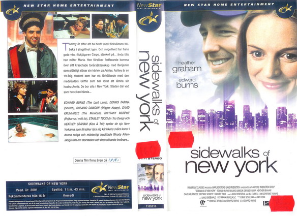 SIDEWALKS OF NEW YORK (VHS)