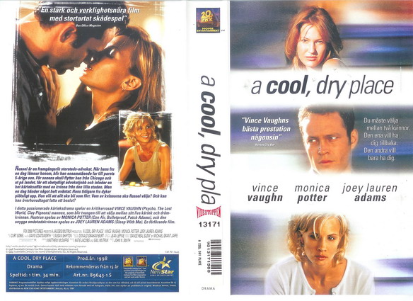 A COOL,DRY PLACE (VHS)