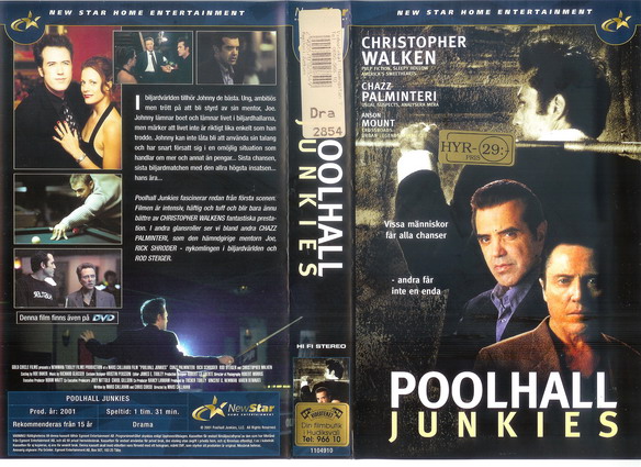 POOLHALL JUNKIES (VHS)