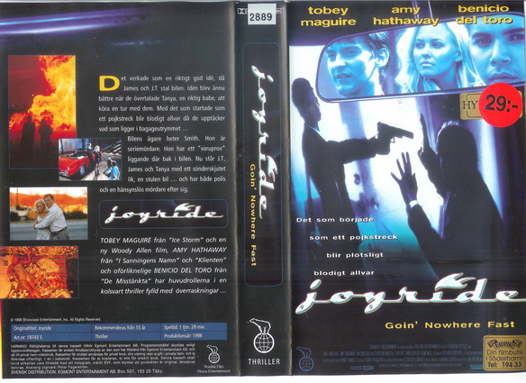 JOYRIDE (VHS)