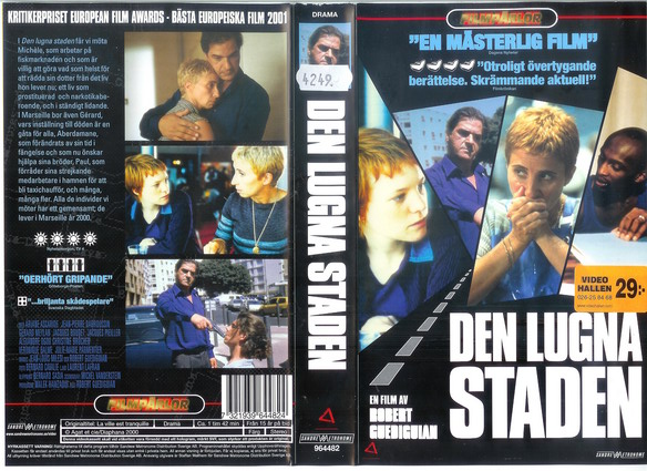 DEN LUGNA STADEN (vhs-omslag)