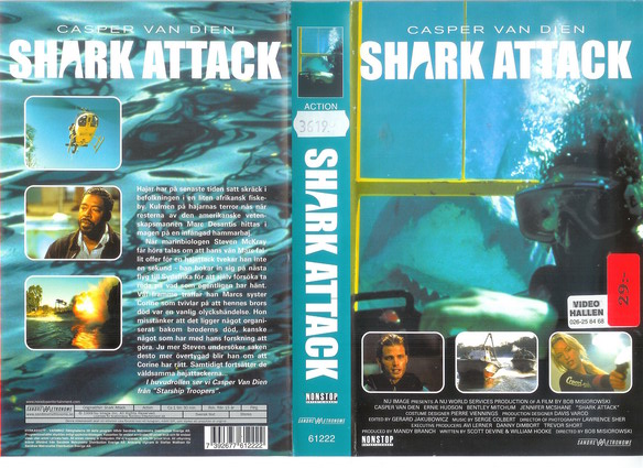 SHARK ATTACK (vhs-omslag)
