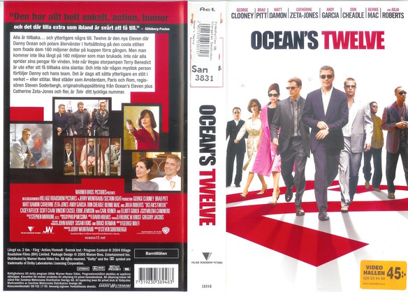 ocean's twelve (VHS)