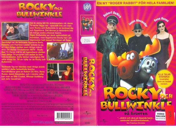 922492 ROCKY OCH BULLWINKLE (VHS)