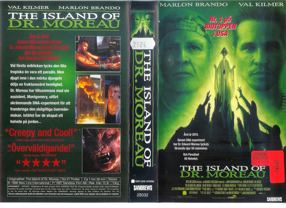 25032 ISLAND OF DR.MOREAU (VHS)