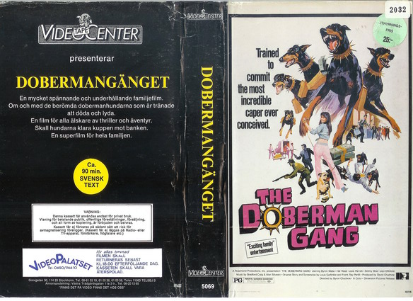 5069 DOBERMANGÄNGET (vhs)
