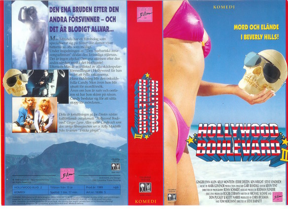 HOLLYWOOD BOULEVARD 2 (Vhs-Omslag)