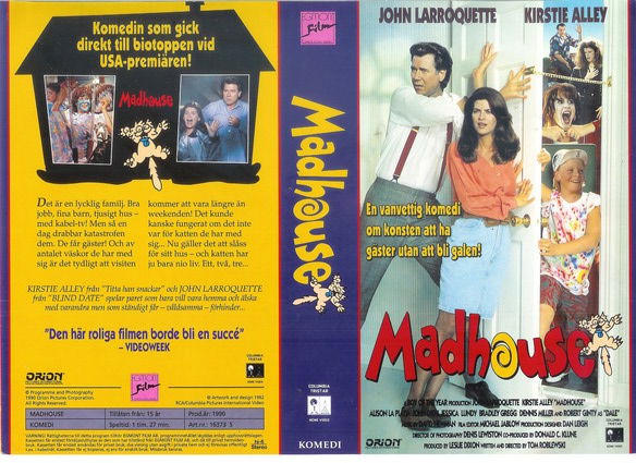 MAD HOUSE (Vhs-Omslag)