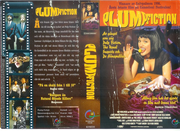 PLUMP FICTION (Vhs-Omslag)