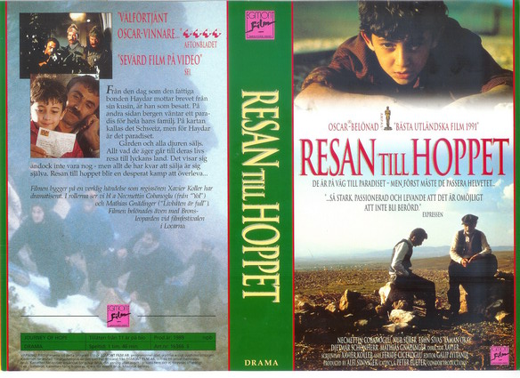 RESAN TILL HOPPET (Vhs-Omslag)