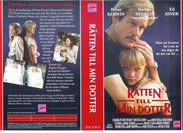 RÄTTEN TILL MIN DOTTER (Vhs-Omslag)