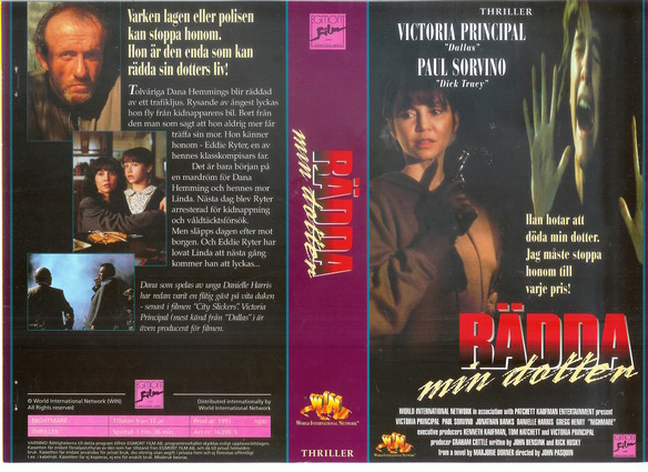 RÄDDA MIN DOTTER (Vhs-Omslag)