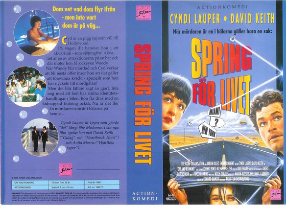 SPRING FÖR LIVET - off and running (Vhs-Omslag)