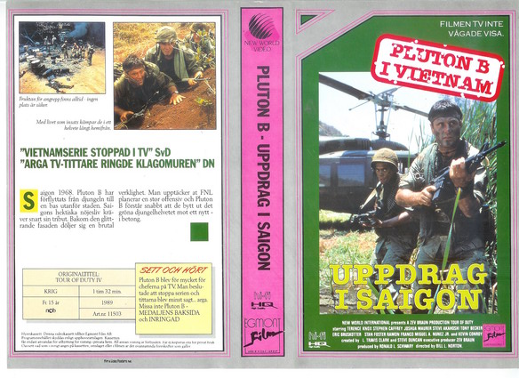 11503 PLUTON B - UPPDRAG I SAIGON (VHS)