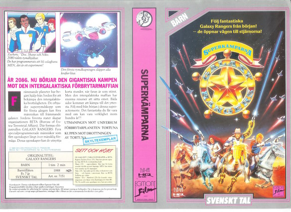 SUPERKÄMPARNA (Vhs-Omslag)