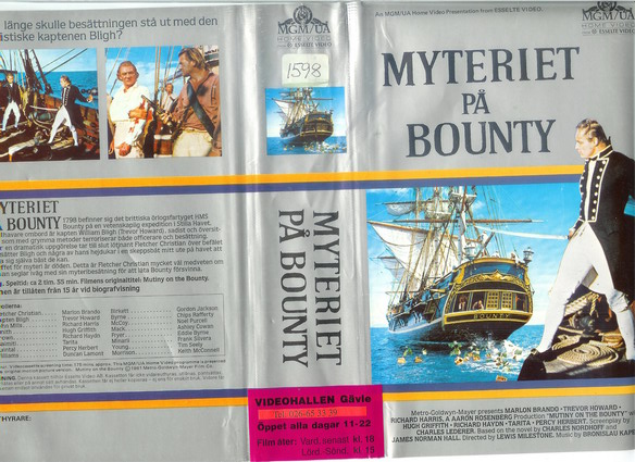 11779 MYTERIET PÅ BOUNTY (VHS)