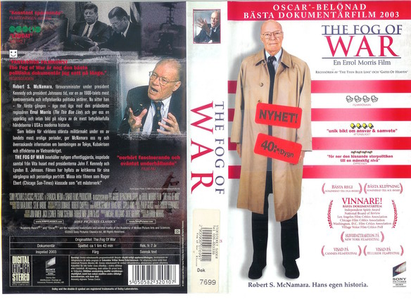 FOG OF WAR (VHS)