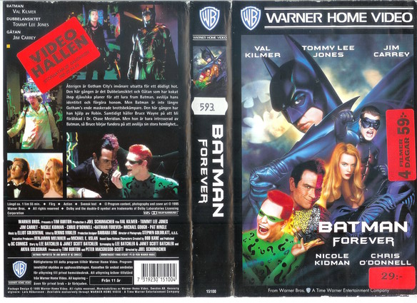 15100 BATMAN FOREVER (VHS)