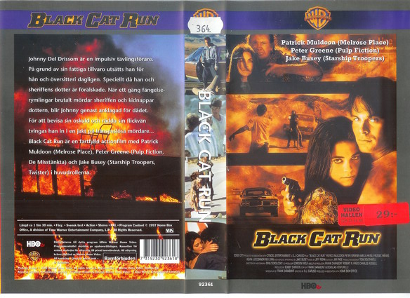 92361 BLACK CAT RUN (VHS)