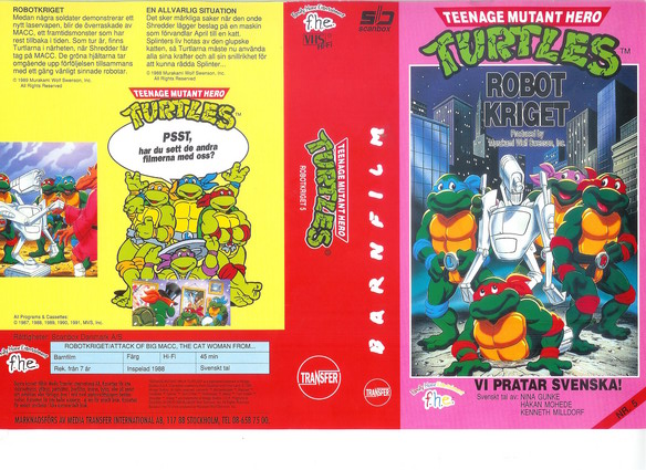 TEENAGE MUTANT HERO TURTLES Nr 5 (VHS)