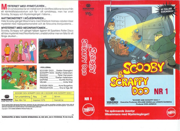 SCOOBY & SCRAPPY DOO NR 1 (vhs-omslag)