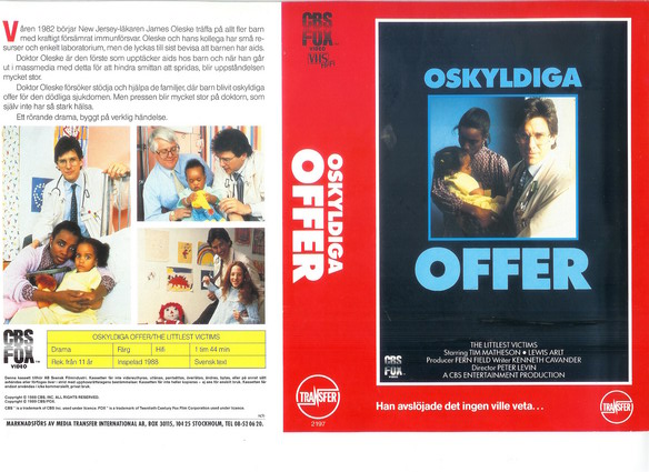OSKYLDIGA OFFER (vhs-omslag)