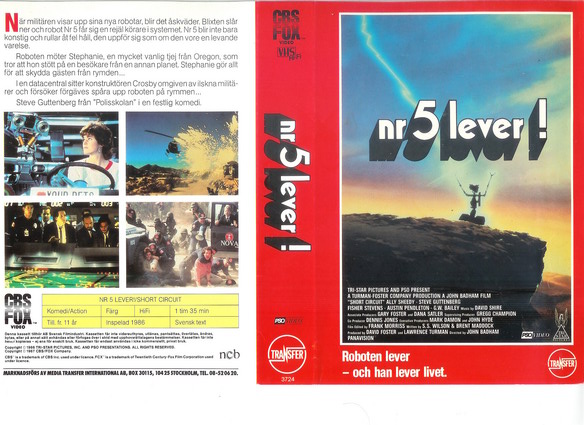 NR 5 LEVER! (vhs-omslag)