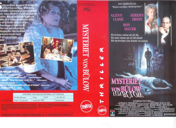 MYSTERIET VON BÜLOW (VHS)